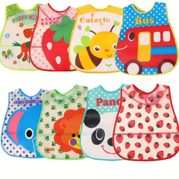 3 bavoirs aléatoires pour bébé – Image 2