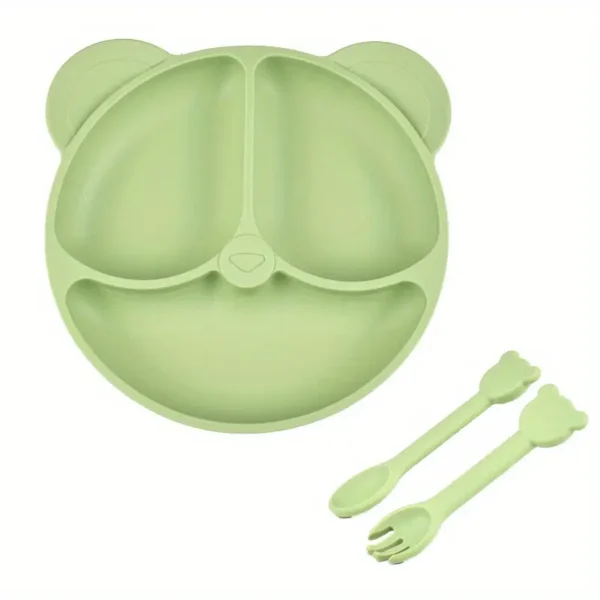 Set de couverts bébé en silicone (3 pièces) – Image 6